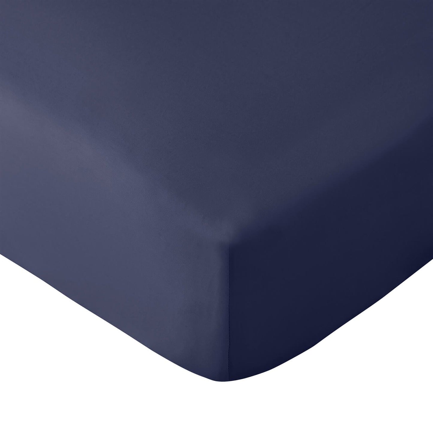 So Soft Easy Iron Navy Blue Fitted Sheet