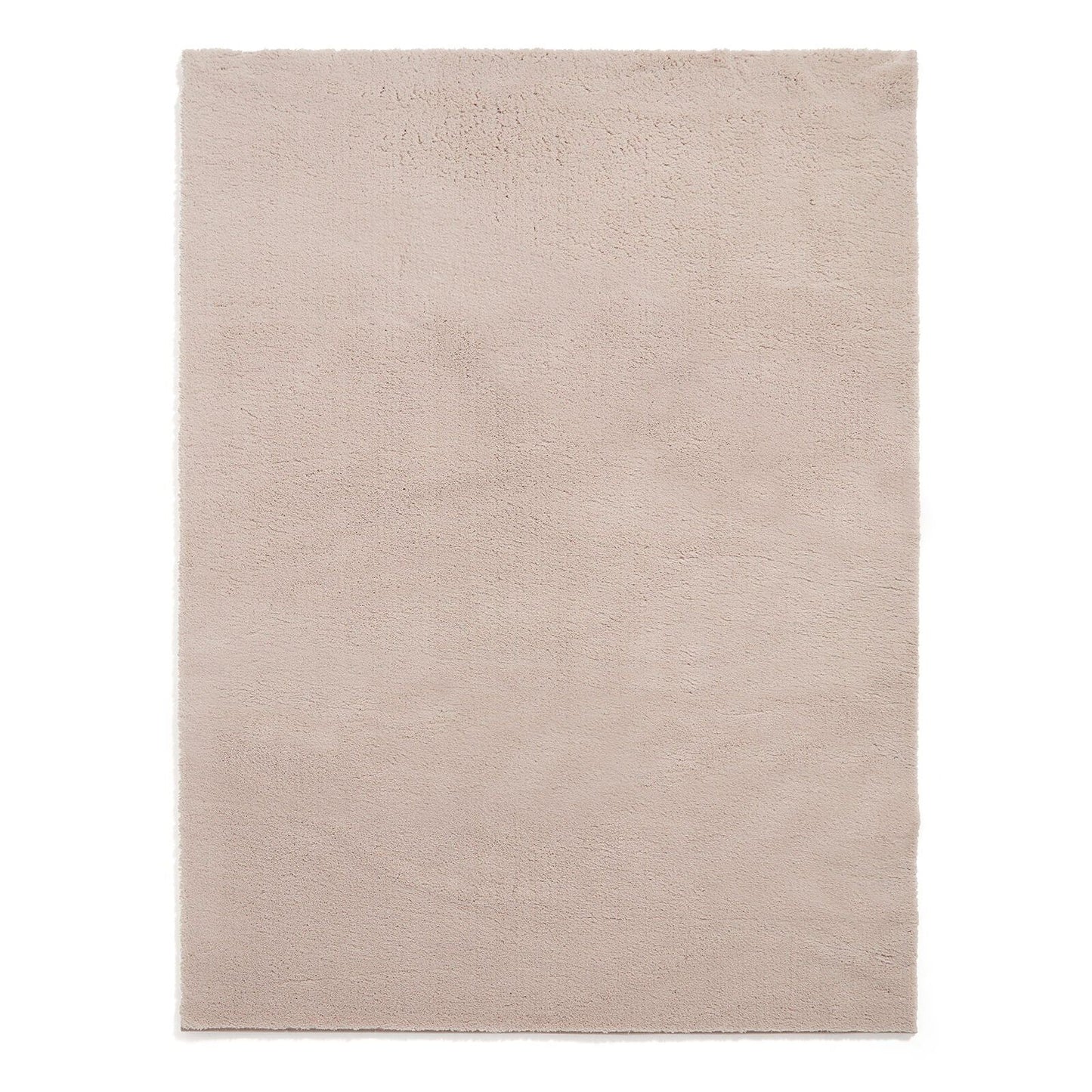 Bay Blush Plain Shaggy Washable Rug