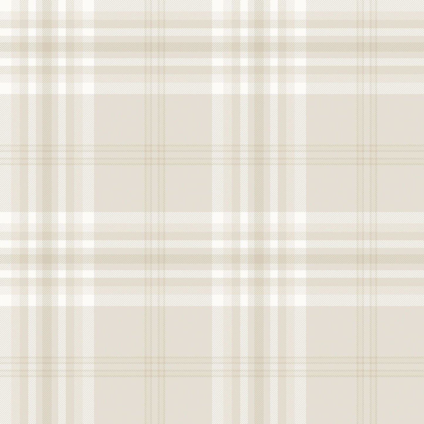 Kelso Check Wallpaper Cream