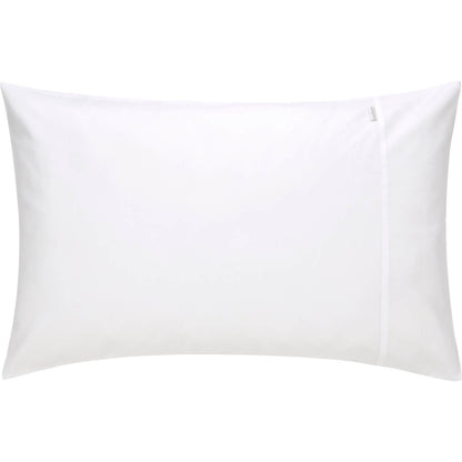 500TC Cotton Sateen Snow Tailored Pillowcase Pair