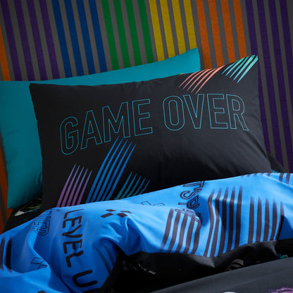 Game Over Black Duvet Set