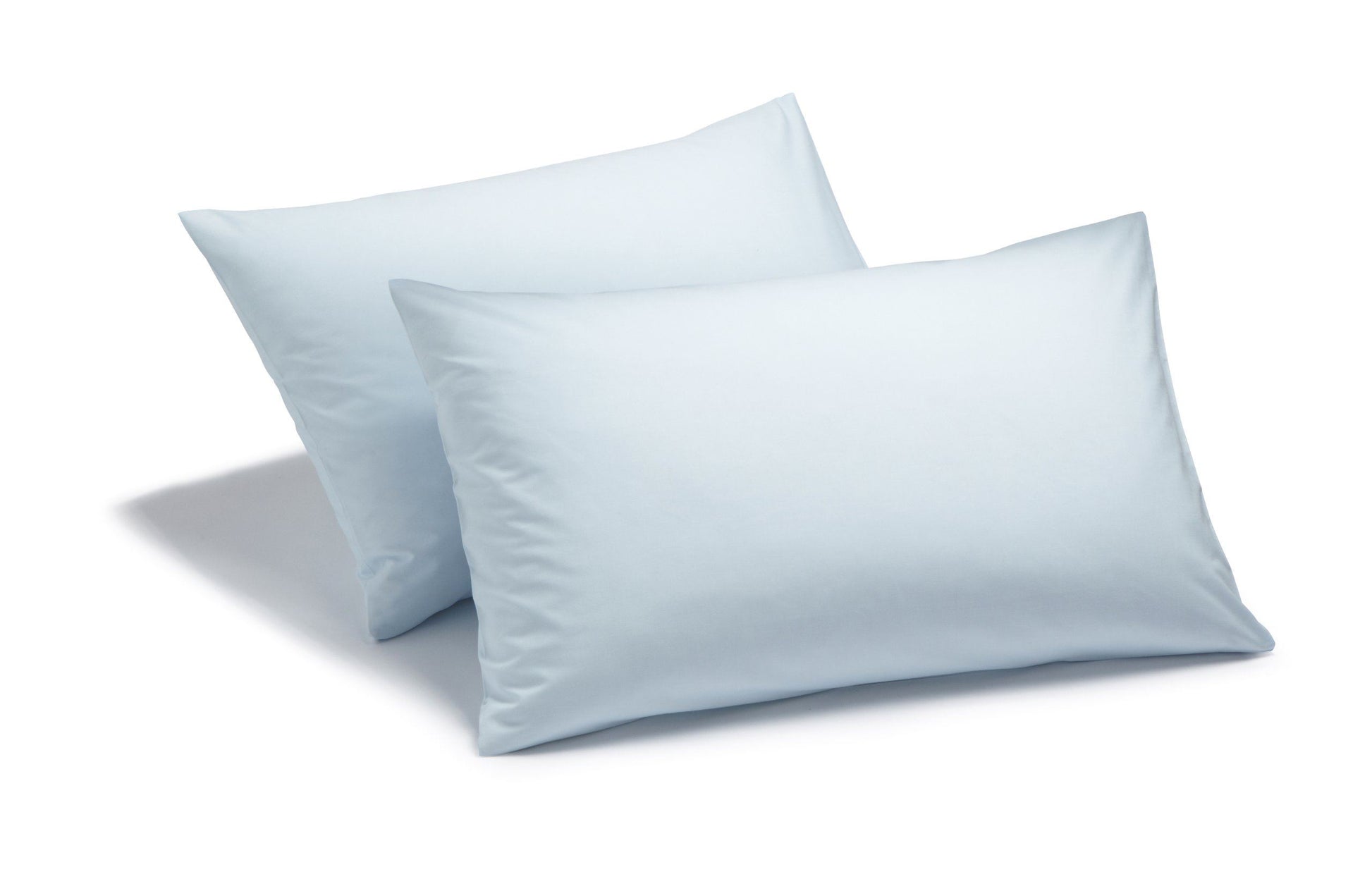 Percale Duck Egg Housewife Pillowcase Pair