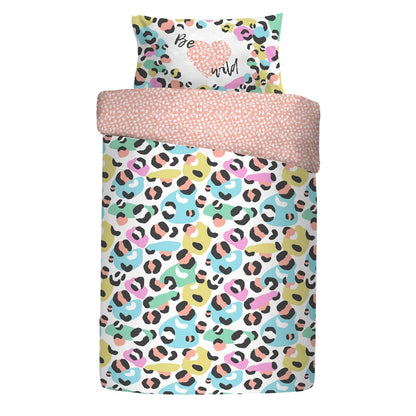 Be Wild Coral Kids Duvet Set