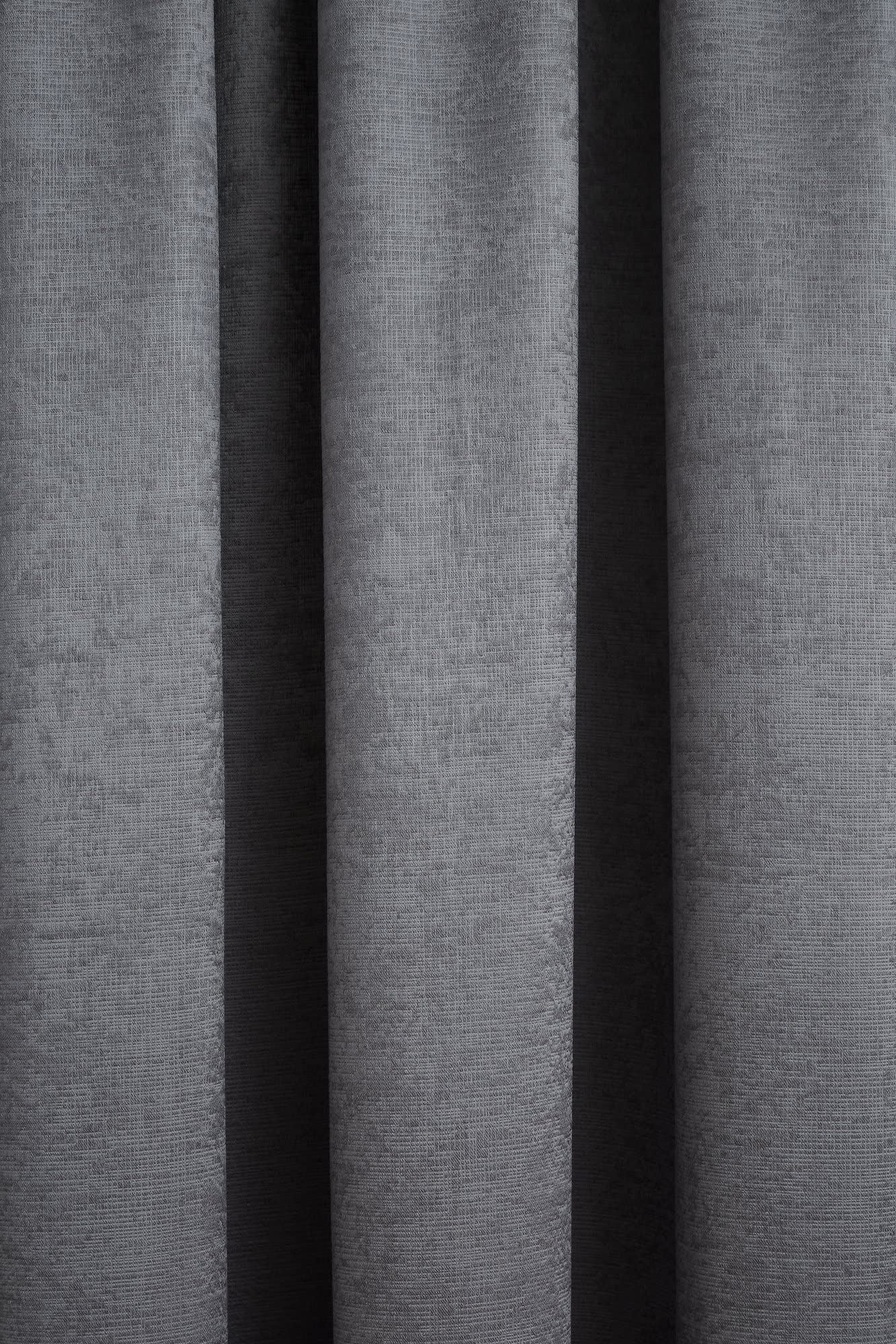 Galaxy Charcoal Pencil Pleat Curtains