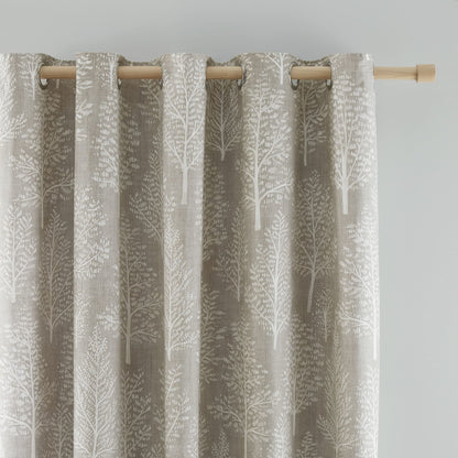 Alder Trees Natural Eyelet Curtains