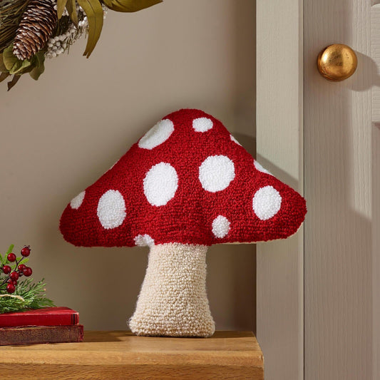 catherine-lansfield-woodland-crochet-mushroom-3d-shaped-cushion-pink