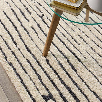 Origins Woodweave Ivory/Charcoal 67X200