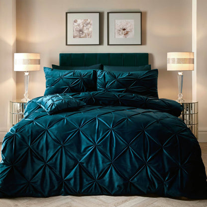 Mira Teal Duvet Set