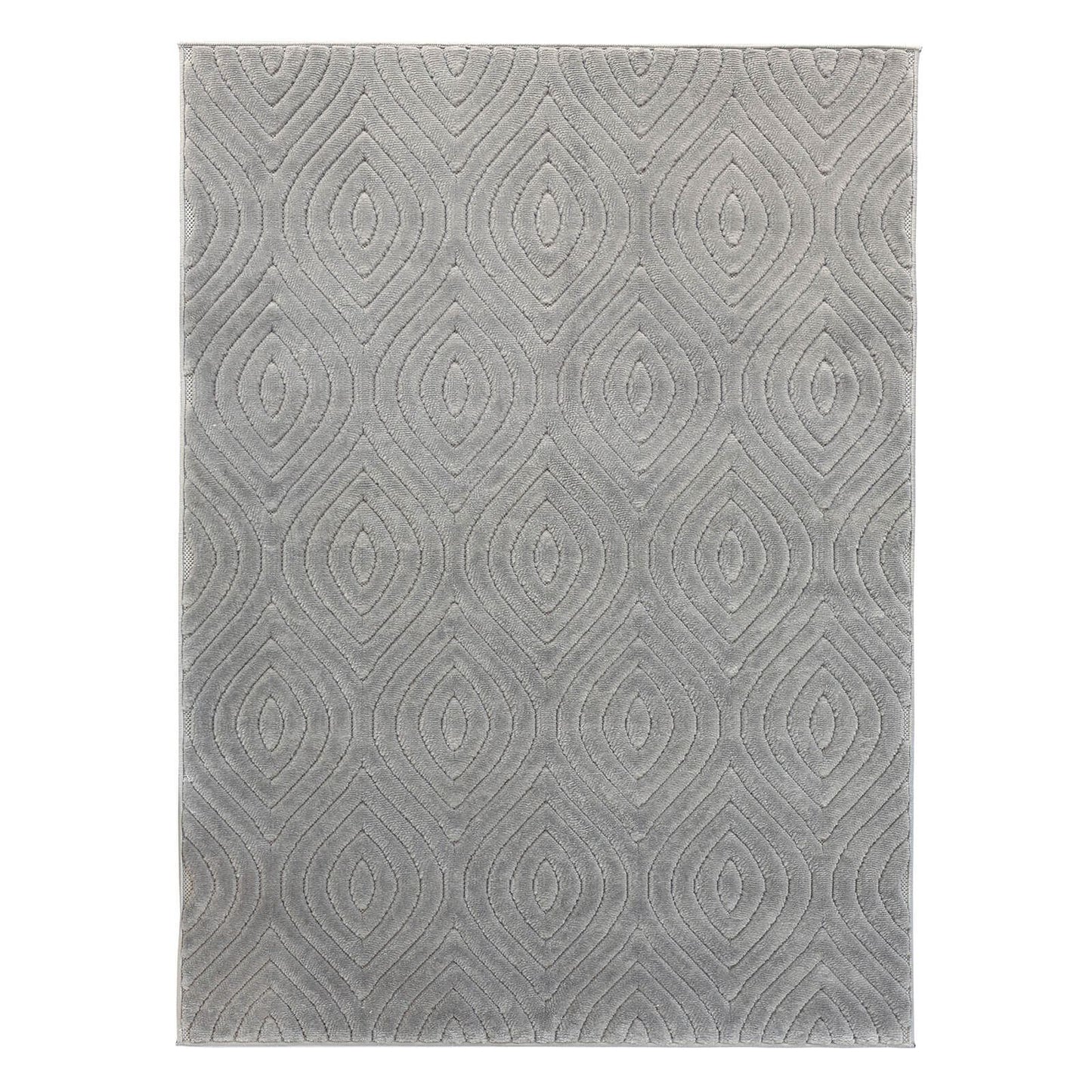 Malmo Tear Drop Grey Rug