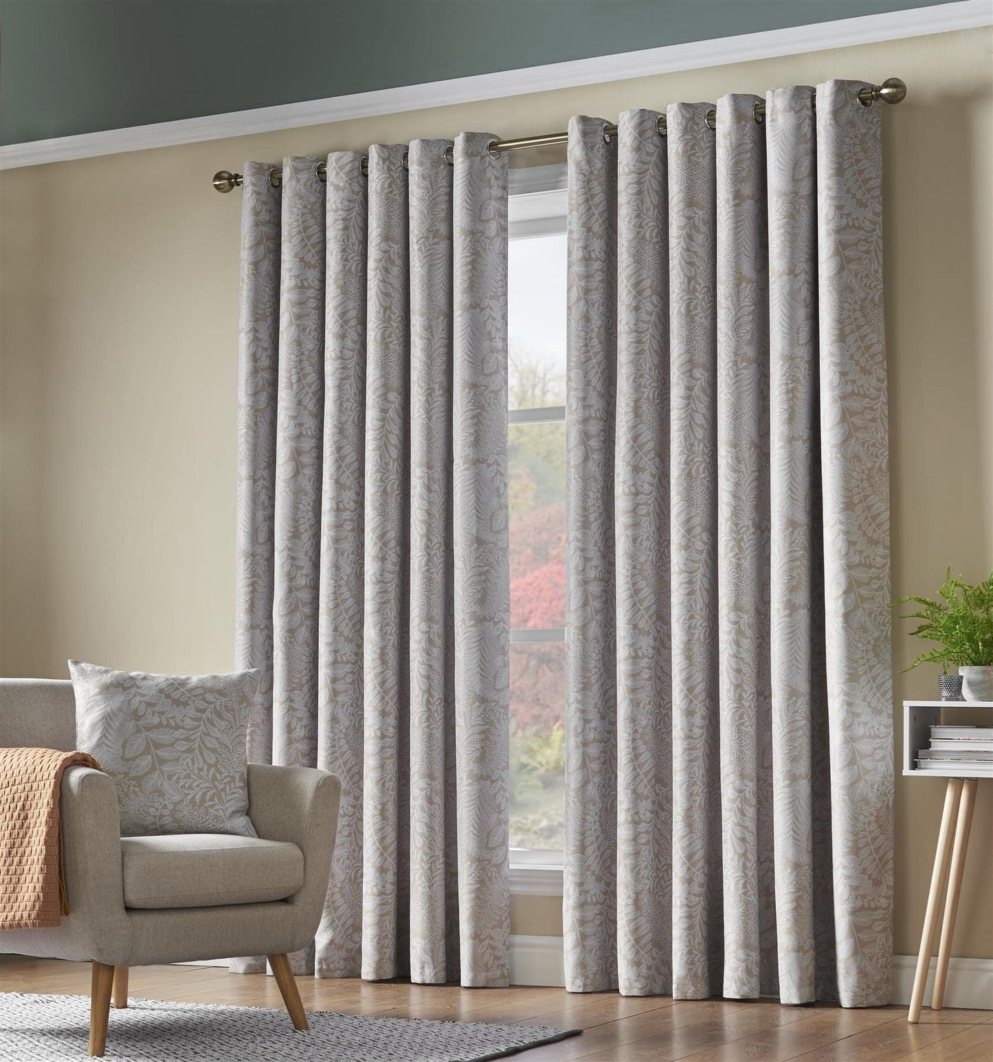 Ferndown Cream Eyelet Curtains