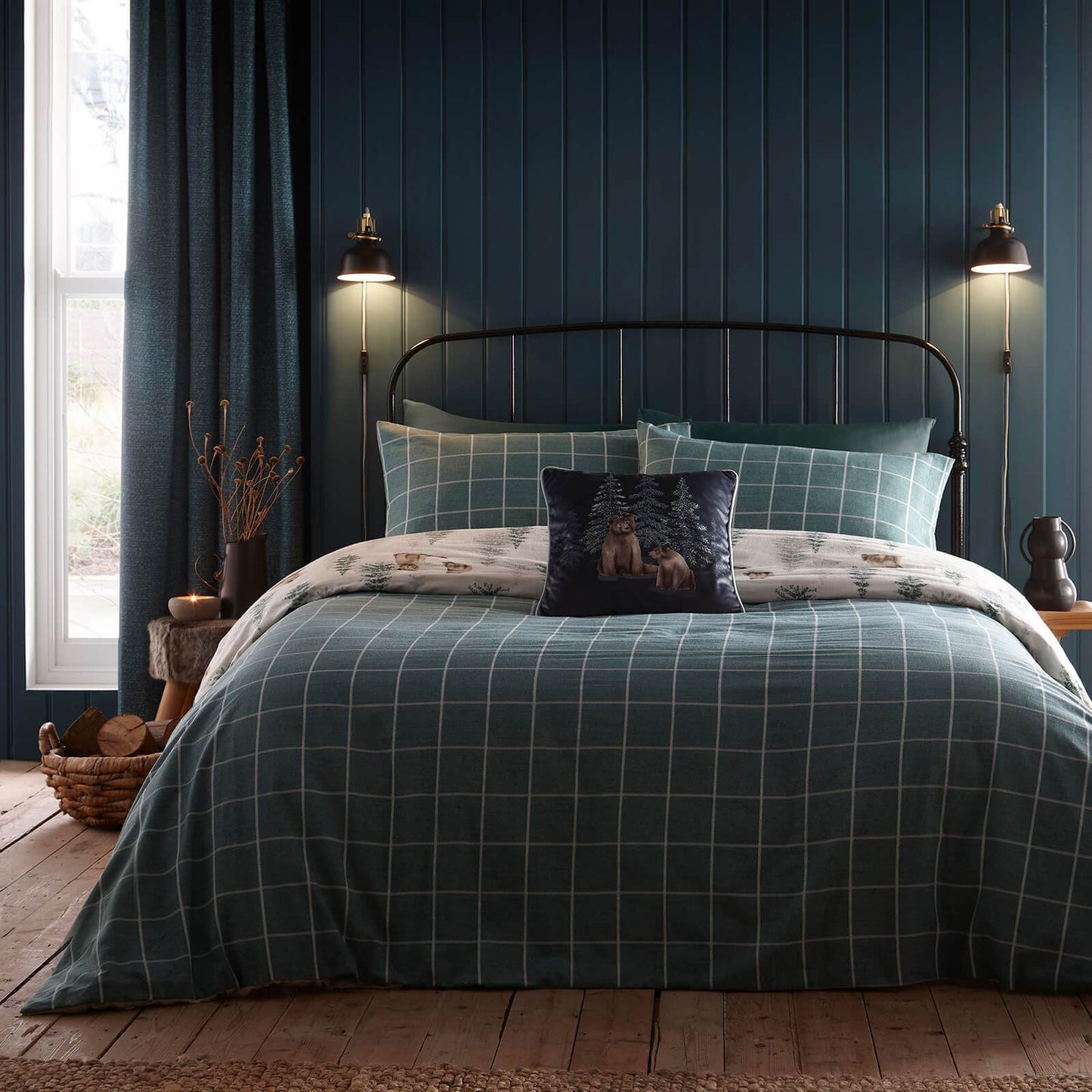 Bear Walks Natural Duvet Set