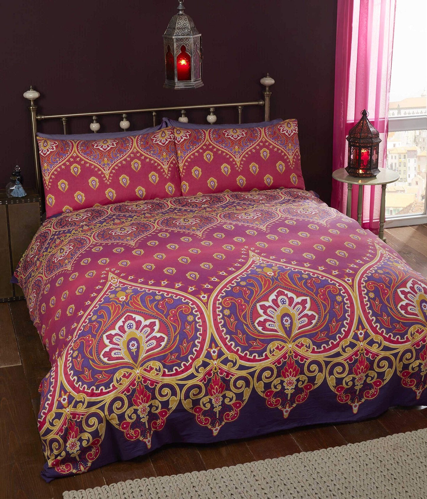 Asha Ruby Duvet Set