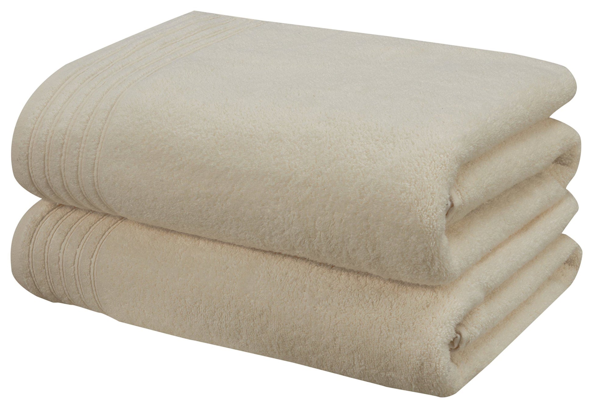 So Soft Cream Bath Sheet Pair