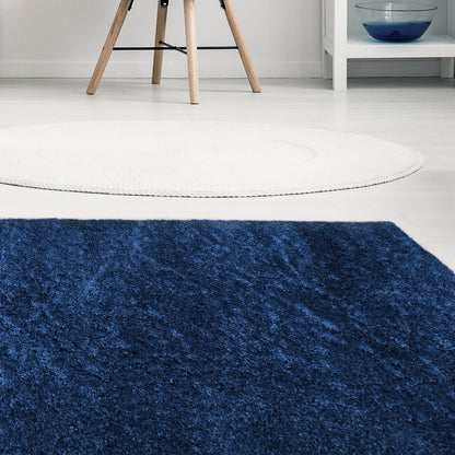 Snug Navy Plain Rug