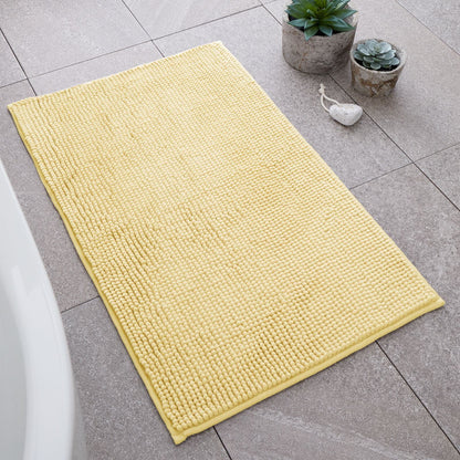 Catherine Lansfield Bobble Yellow  - Bath Mat