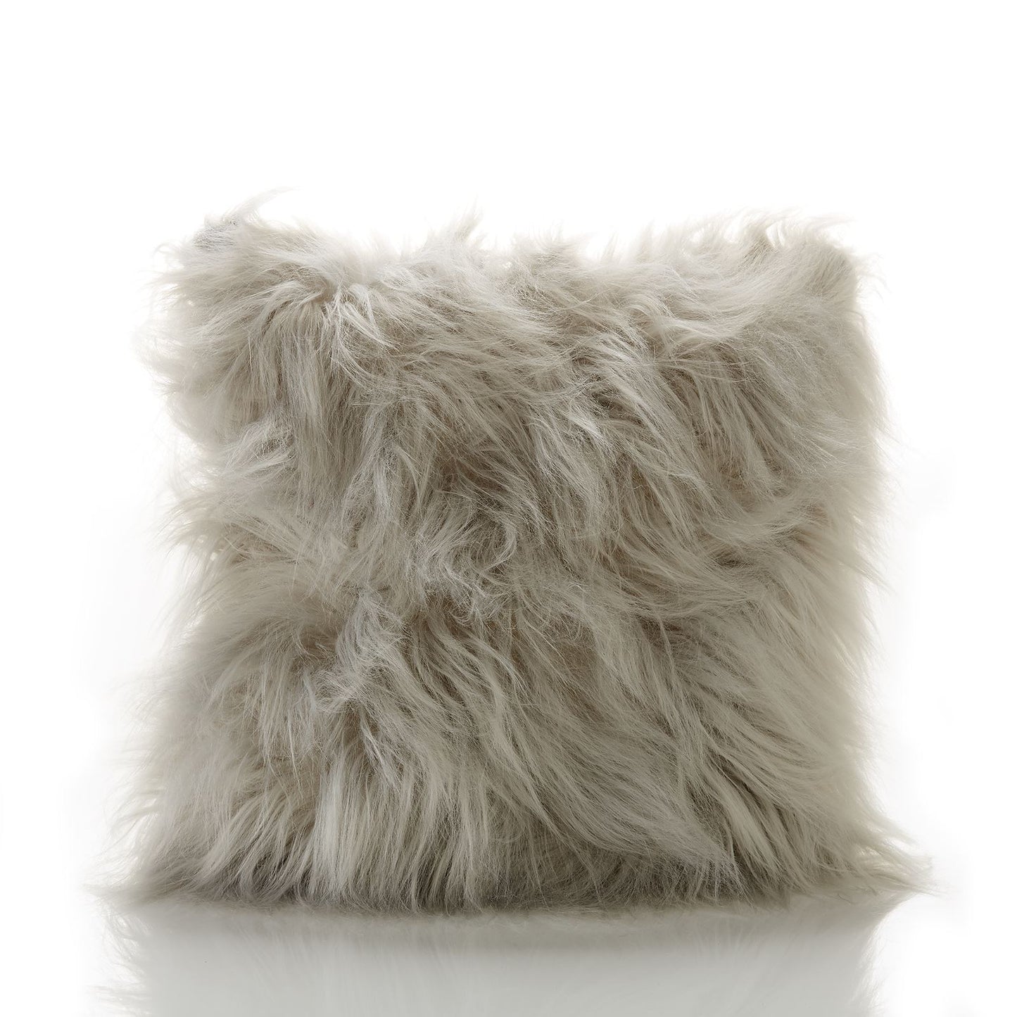 Mongolian Mohair Assorted Silver Cushion Cover