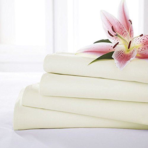 Percale Ivory Flat Sheet