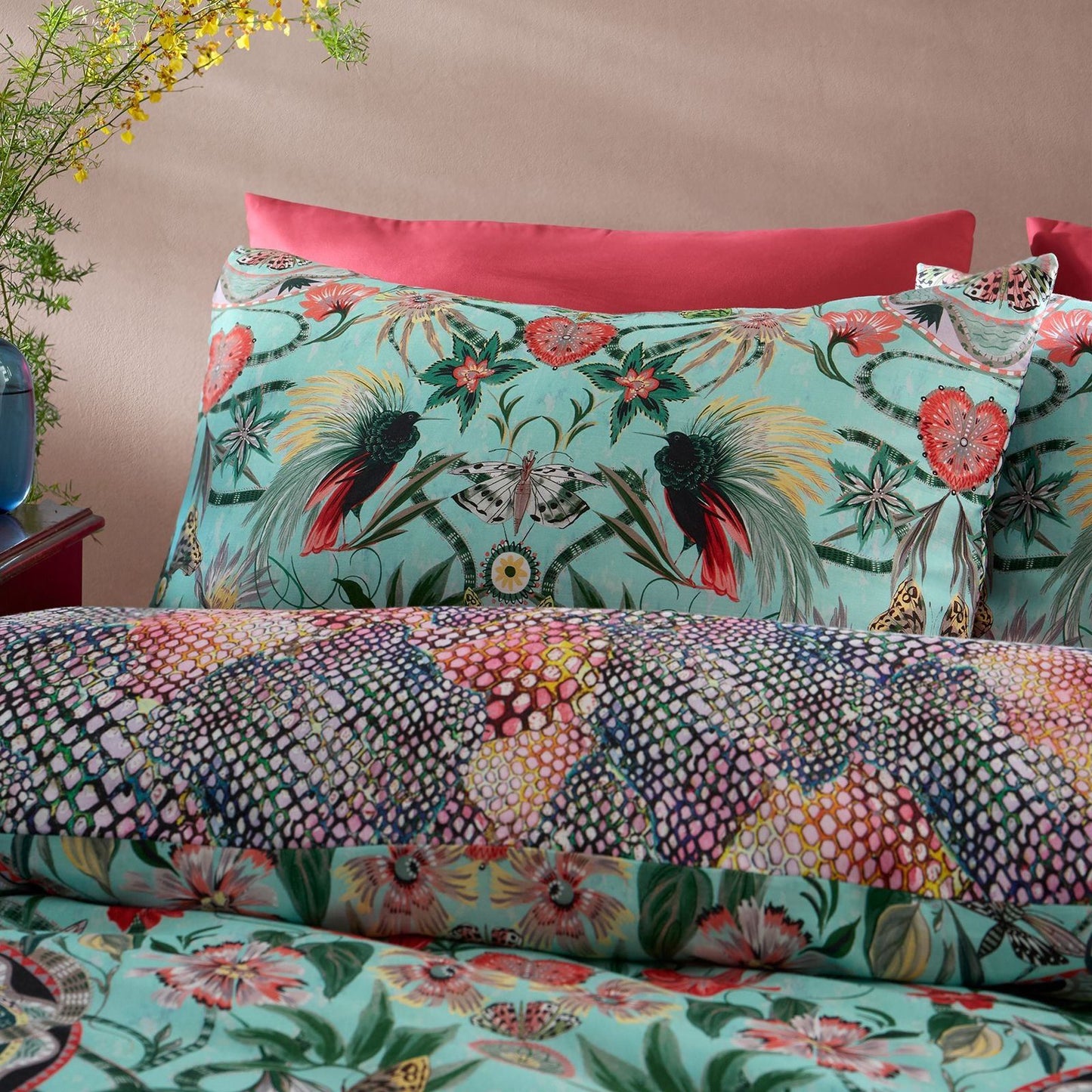 Matthew Williamson Mother Amazon Green Duvet Cover Set