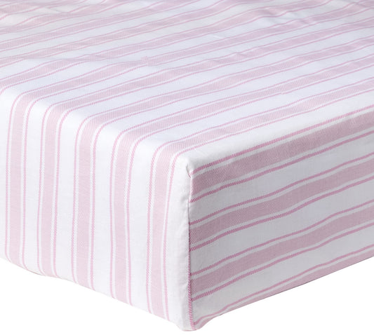 Check And Pink Fitted Sheet