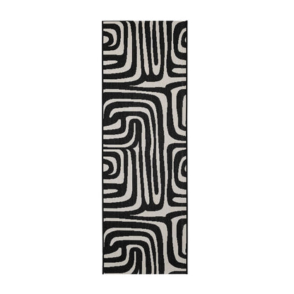 County Zebra Black Animal Rug