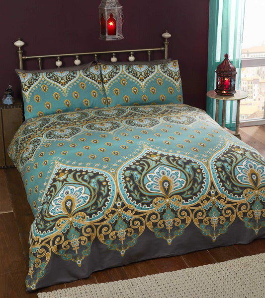 Asha Emerald Duvet Set