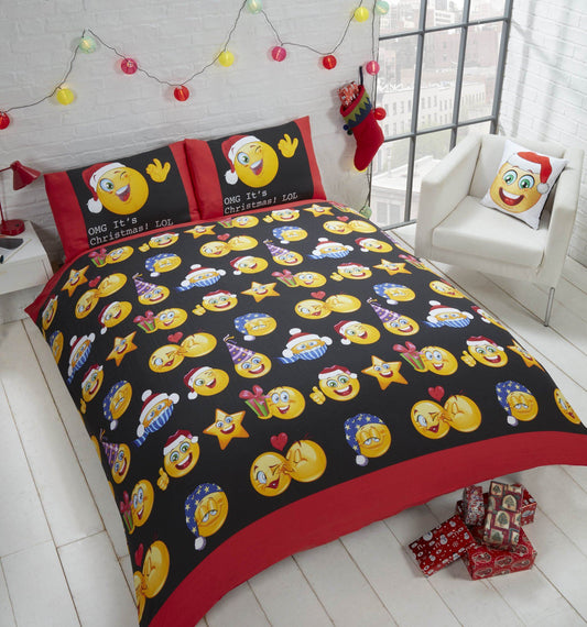 Christmas Icons Multi Duvet Set