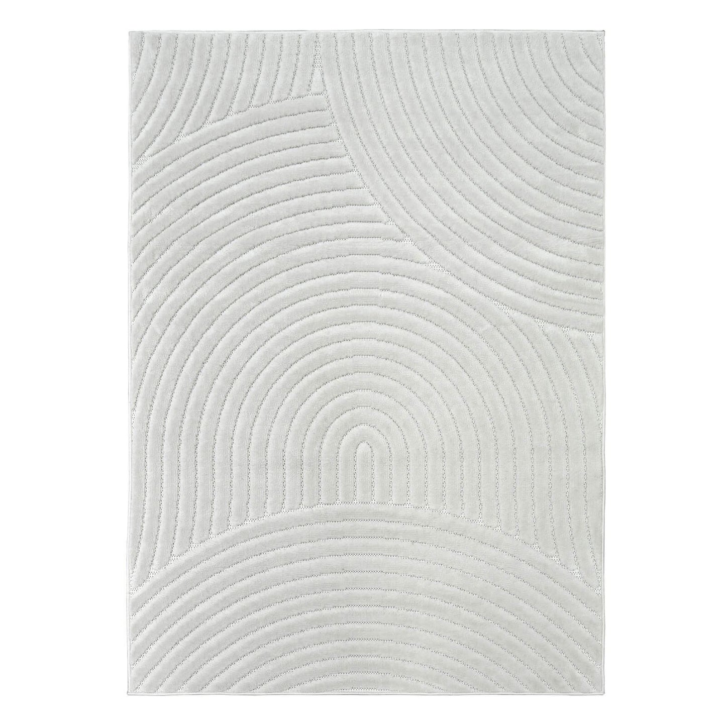 Malmo Curves White Rug