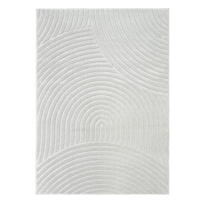Malmo Curves White Rug