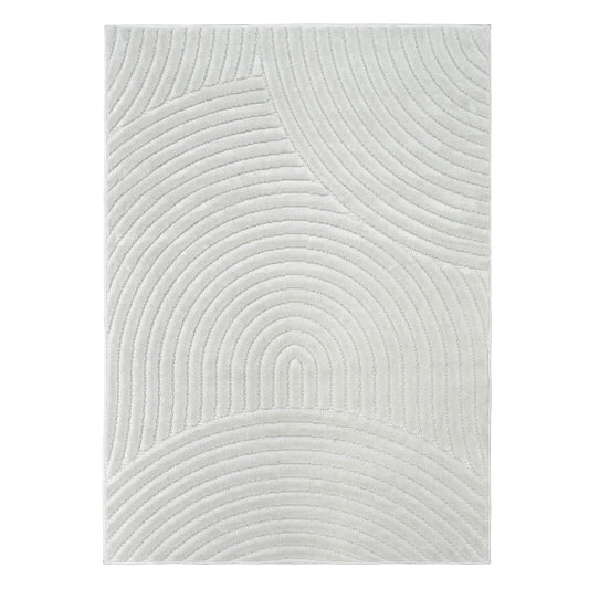 Malmo Curves White Rug