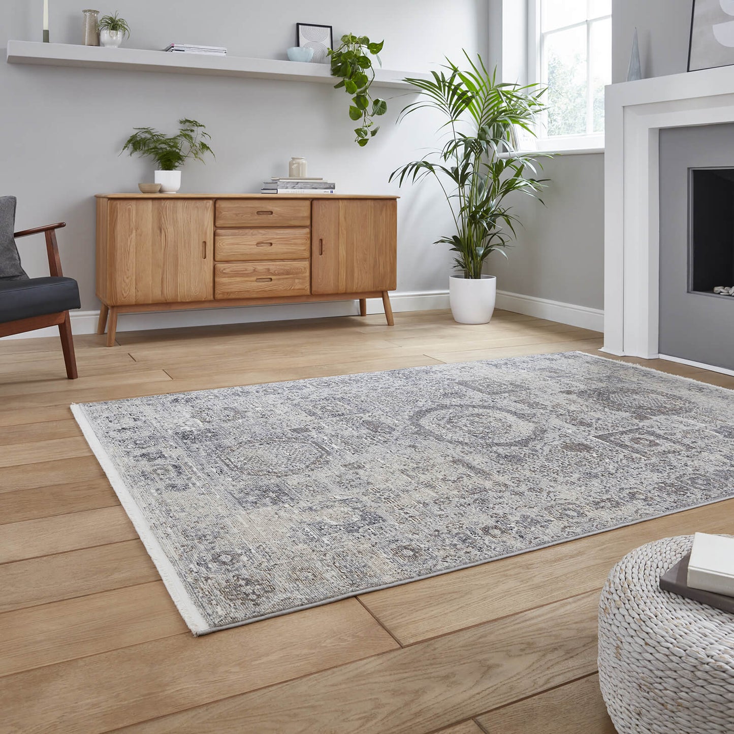Athena 18599 Grey Rug - 120 x 170