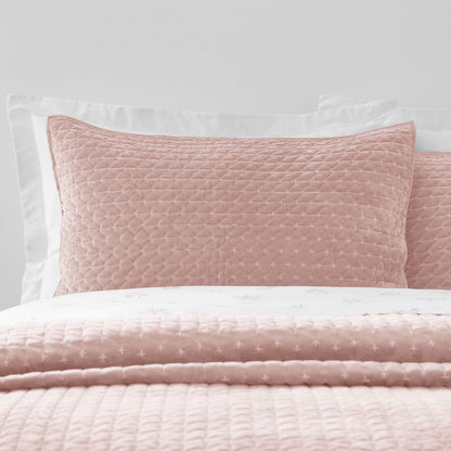 Bianca Attica Velvet Pink Pair with envelope closure - Pillow Sham
