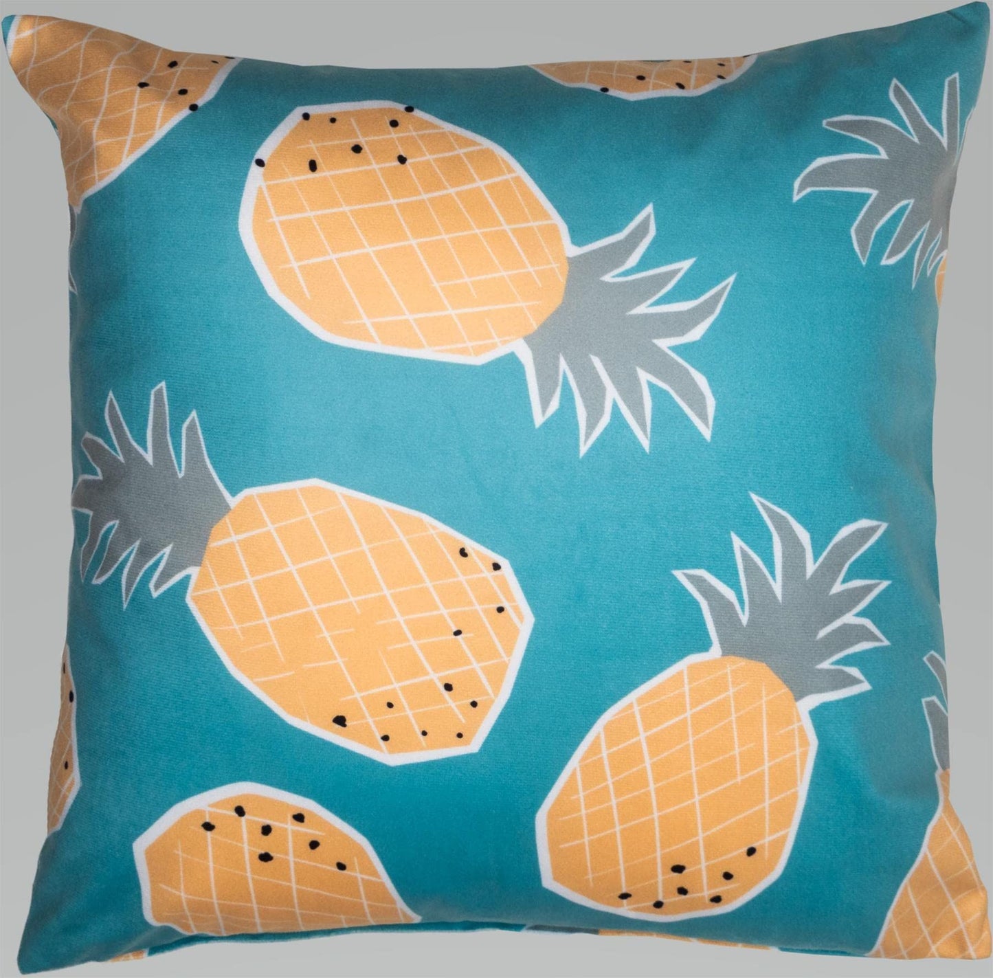 Velvet Printed Pineapple Cushion Cover