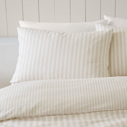 Stripe Natural Duvet Set