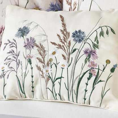 Grasmere Floral Lilac Cushion