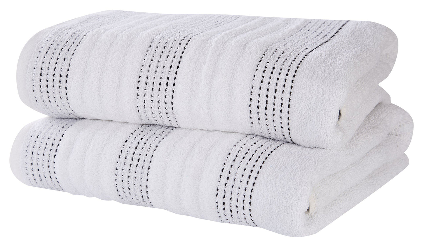 Spa White Bath Sheet Pair