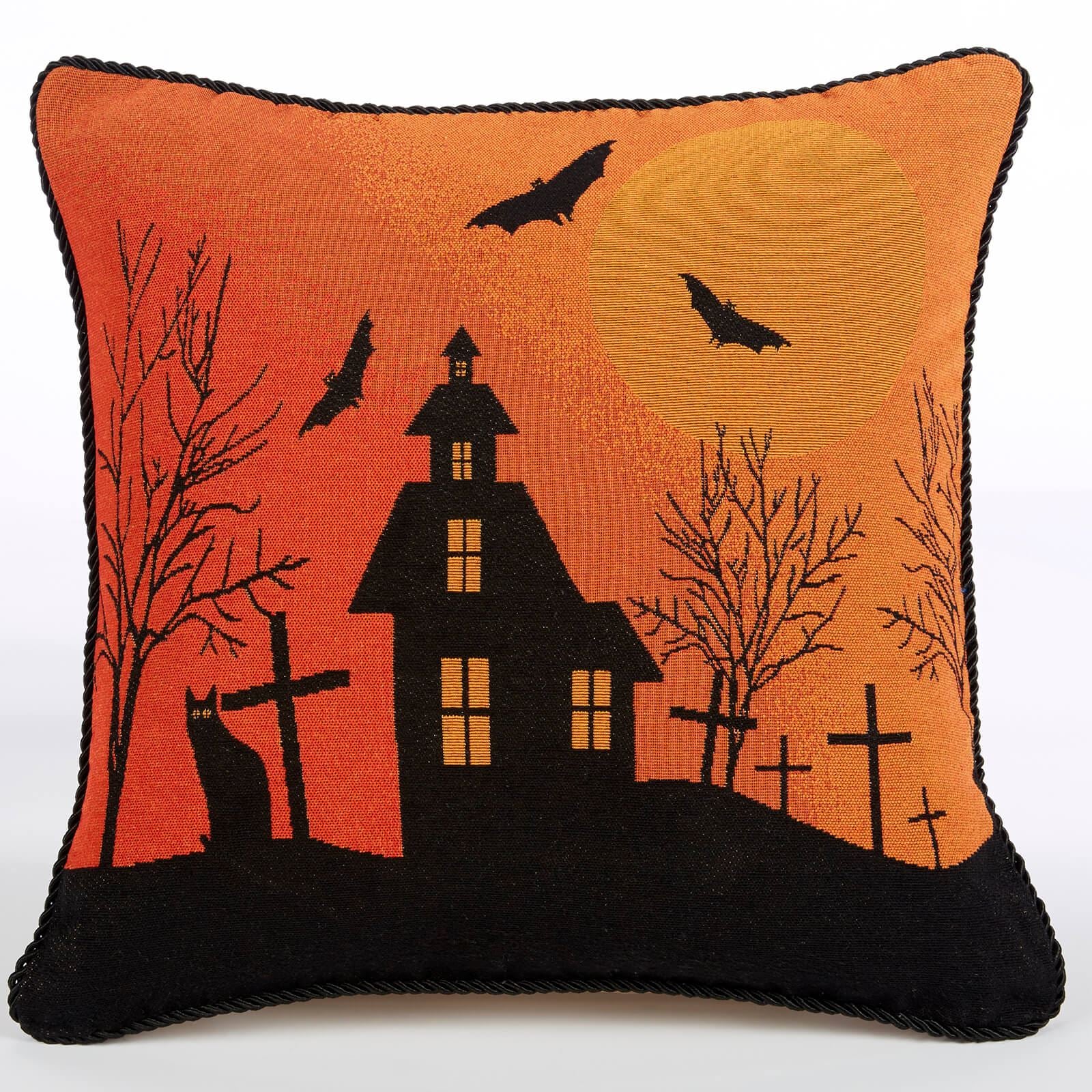 Tapestry Halloween Cushion Cover