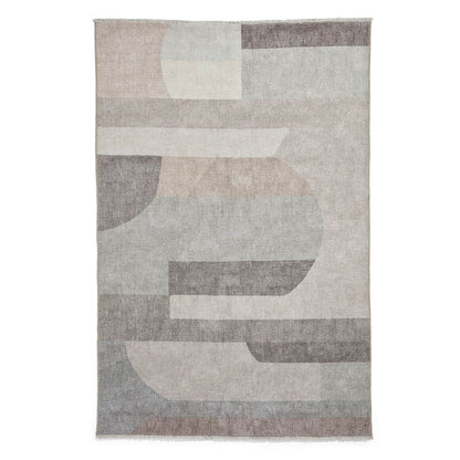 Whisper H1068 Beige Modern Washable Rug