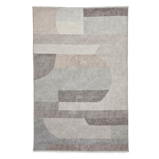 Whisper H1068 Beige Modern Washable Rug