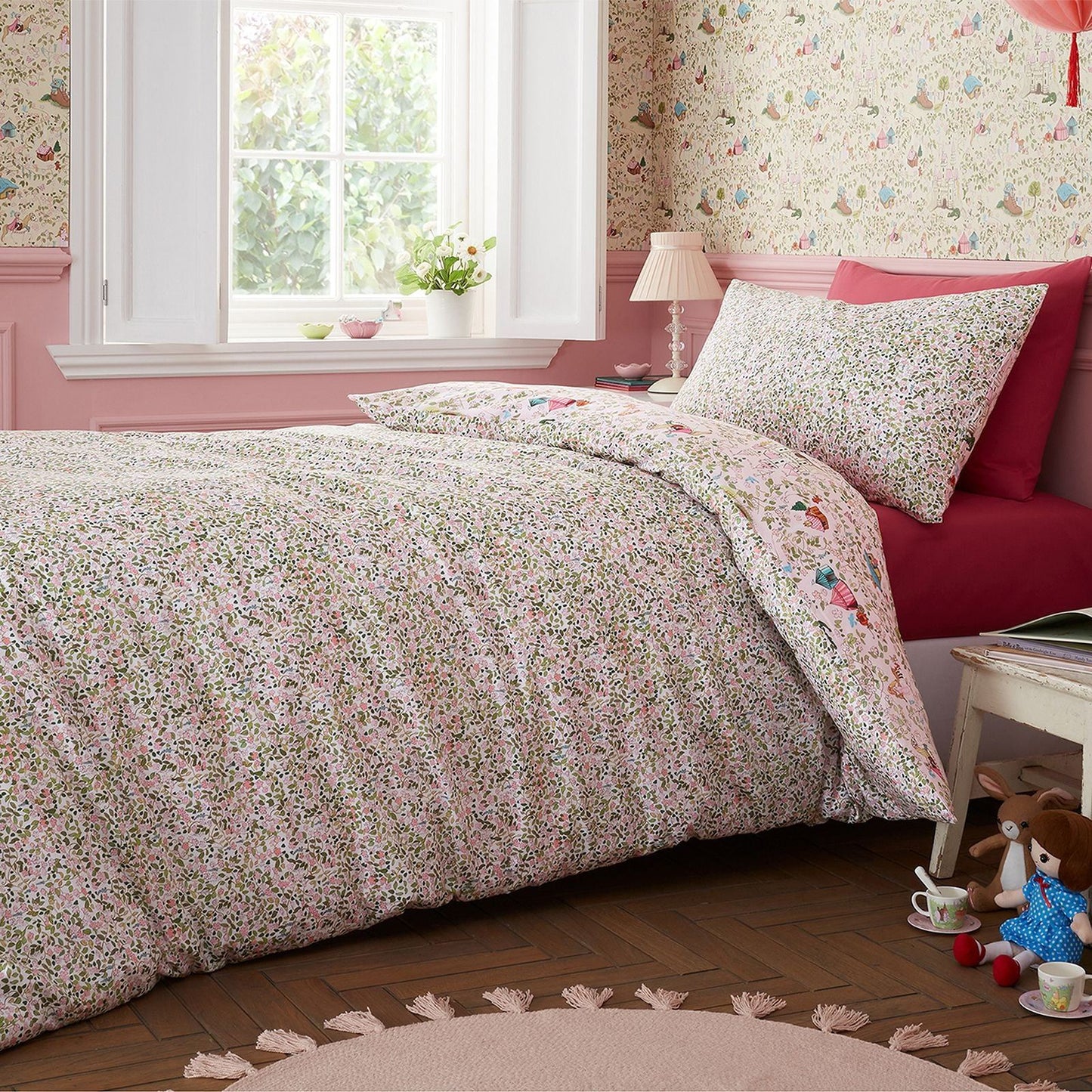 Belle & Boo Fairytale Pink Duvet Cover Set