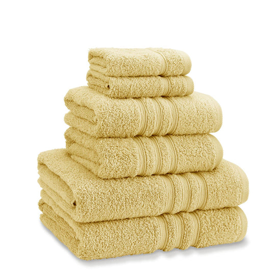Zero Twist 500gsm Soft & Absorbent Ochre Towel Bale