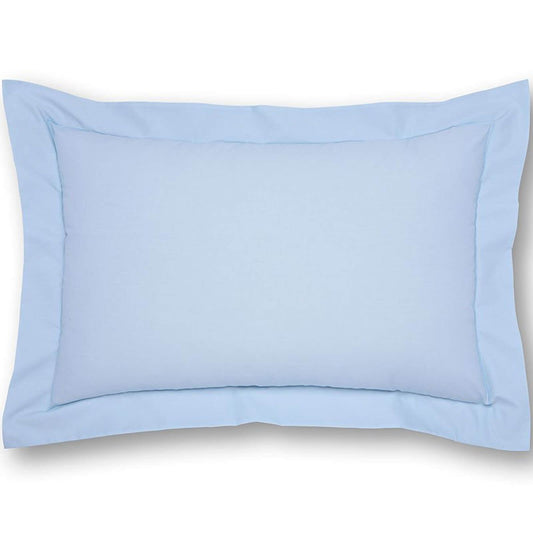 Poetry Duck Egg Oxford Pillowcase