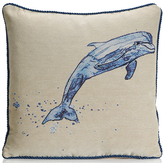 Tapestry Dolphin Cushion Cover