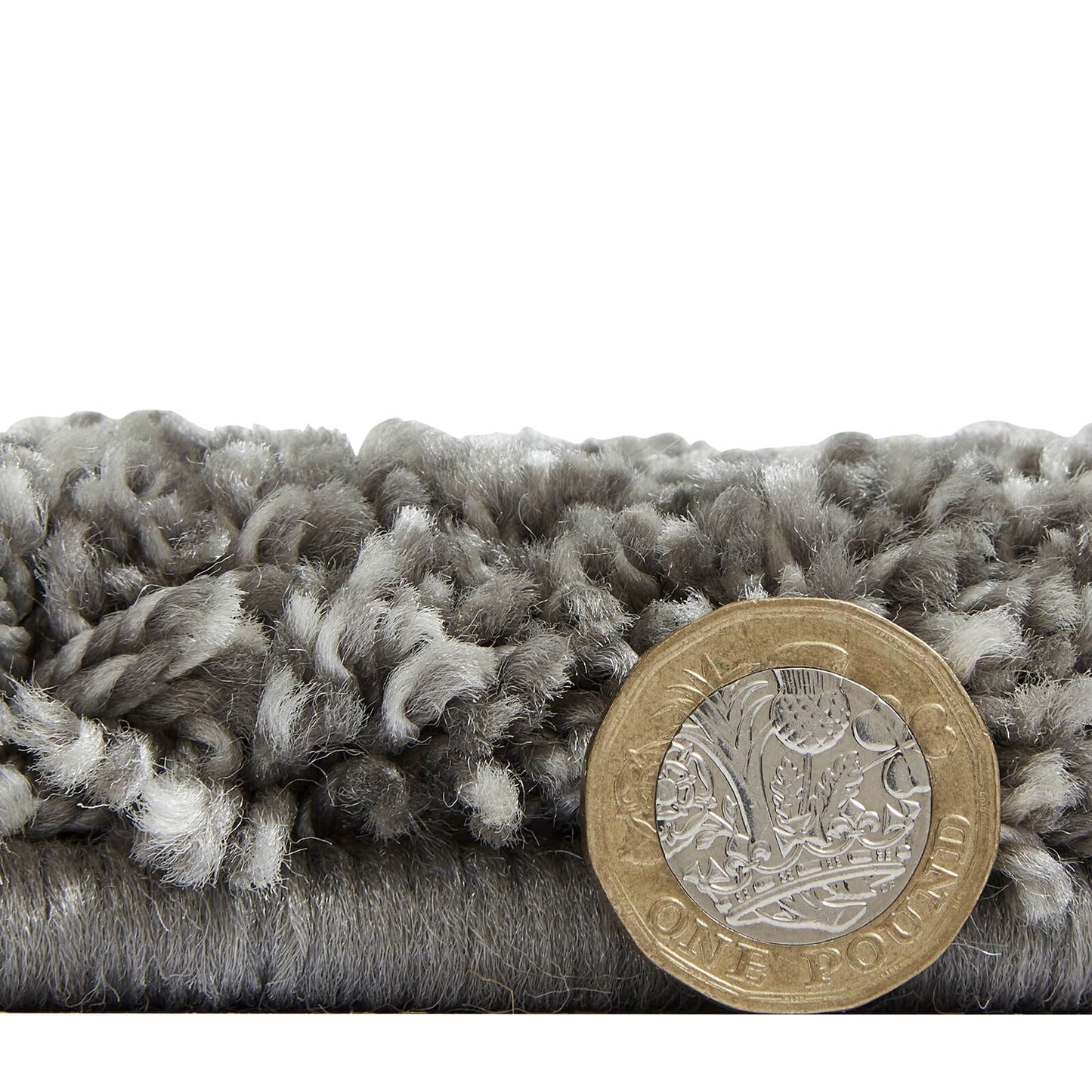 Deluxe Grey Shaggy Rug