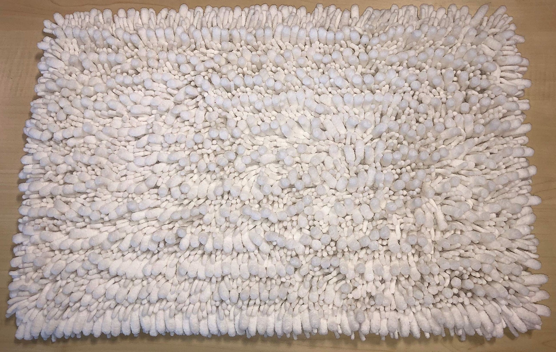 Super Soft Cream Mixed Bobble Bath Mat