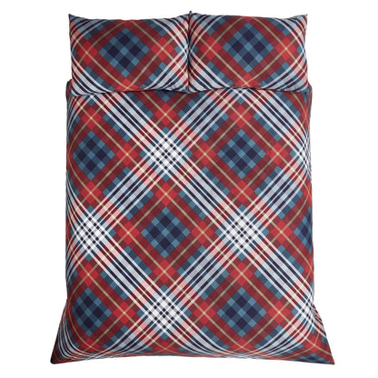 Tartan BC Red Duvet Set