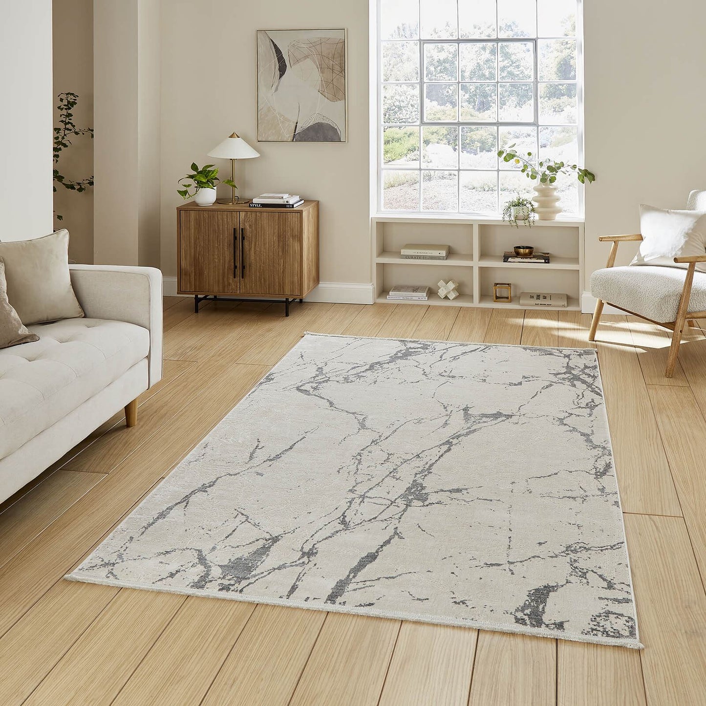 Mirage MR15 Grey Modern Abstract Rug