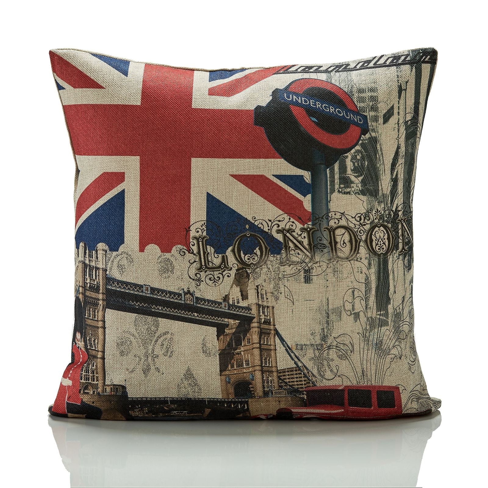 London Big Ben Assorted Multi Cushion Cover