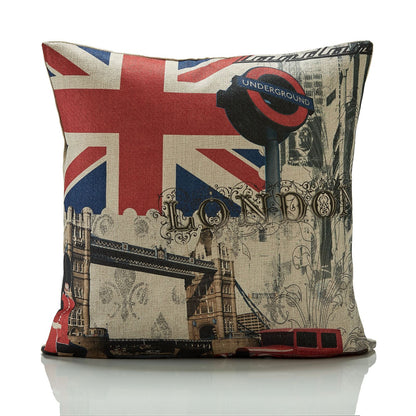 London Big Ben Assorted Multi Cushion Cover