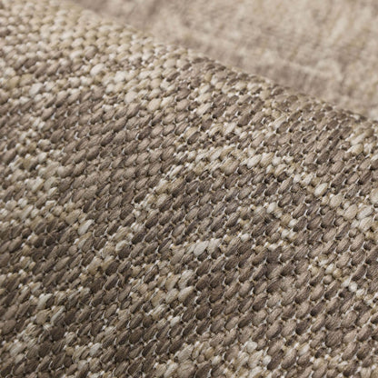 Flatweave Gel Medallion Latte Rug