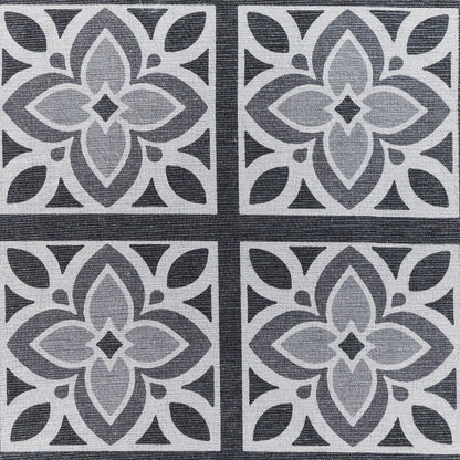 Victoria H1191 Grey/Yellow Washable Rug